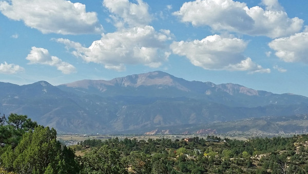 Pikes Peak Summertime View